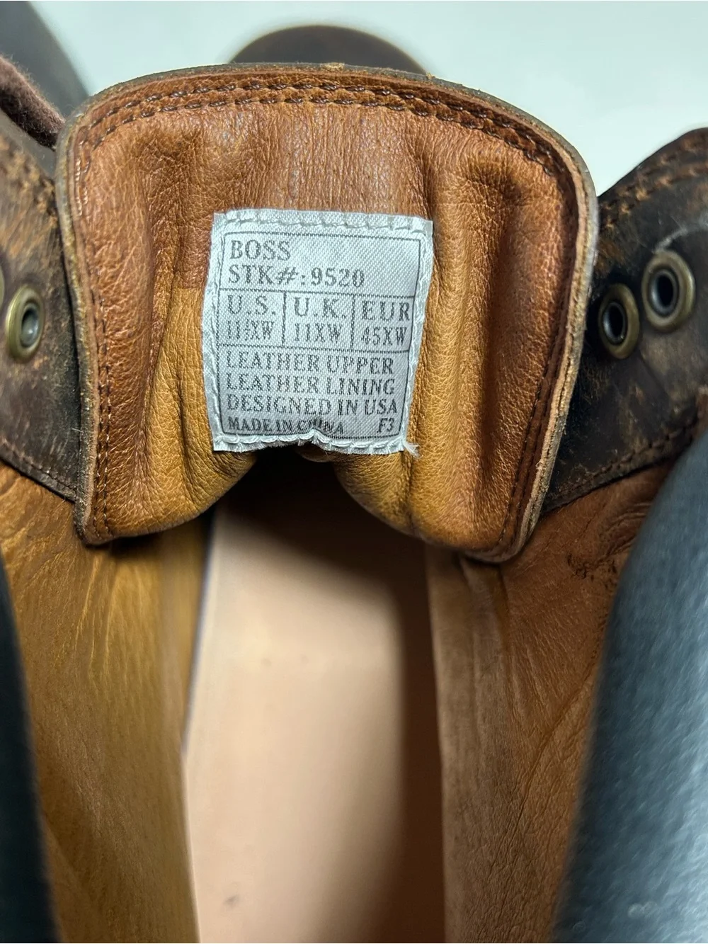 Dr. Comfort Boss #9520 Brown Leather Lace-Up Comfort Work Boot